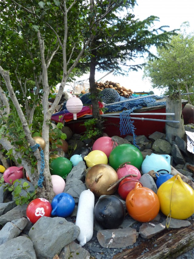 buoys at Millers Landing, Seward Alaska/USA